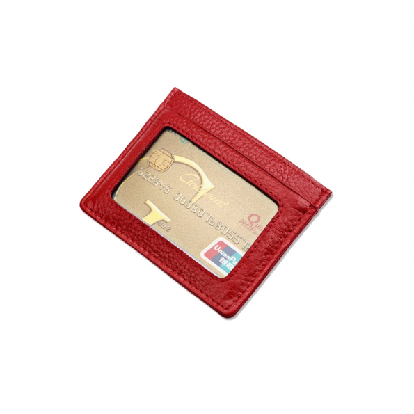 Novčanik za kartice i novac – crveni – mali