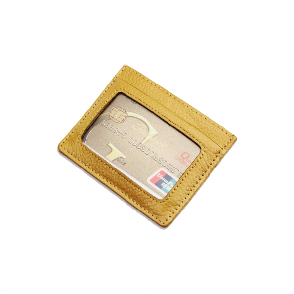 Novčanik za kartice i novac – žuti – kvalitetan