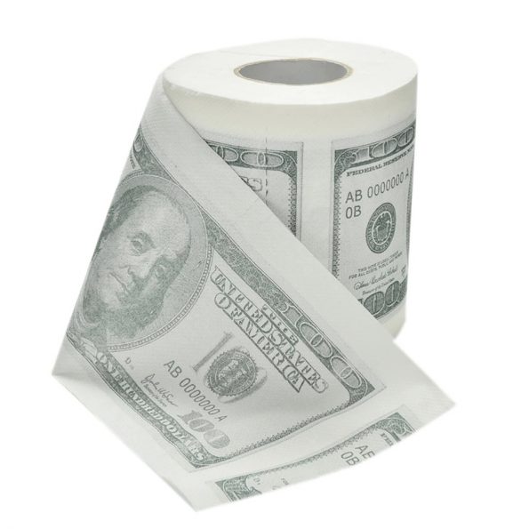 Dolari – toalet papir – zanimljiv poklon