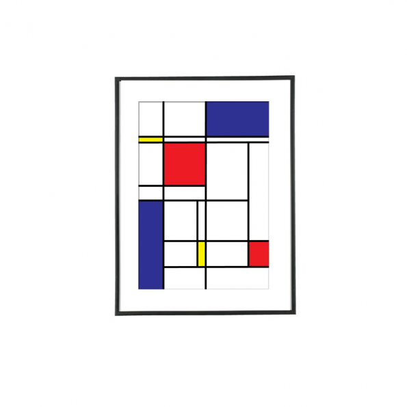 Slika u ramu – print – Piet Mondrian #1