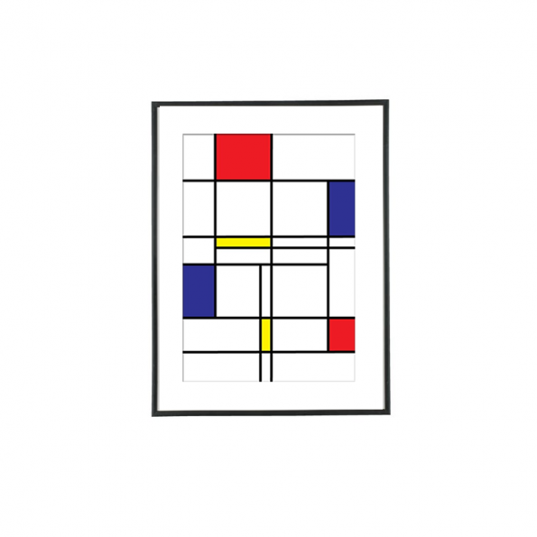 Slika u ramu – print – Piet Mondrian #2