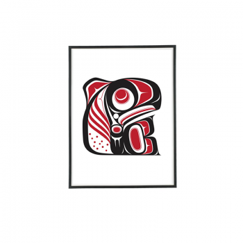 Slika u ramu - print - delfin totem