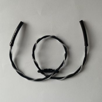 TRAKA ZA NAOČARE - Black Silver Snake